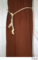  photos medieval monk in brown habit 1 Medieval clothing brown habit lower body monk rope 0002.jpg